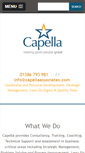 Mobile Screenshot of capellaassociates.com